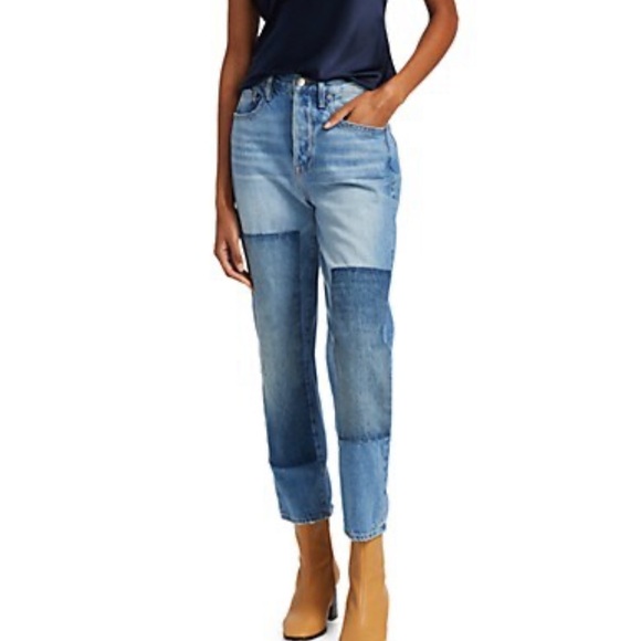 Frame Denim Denim - FRAME Le Original Patched jeans in Haver size 27